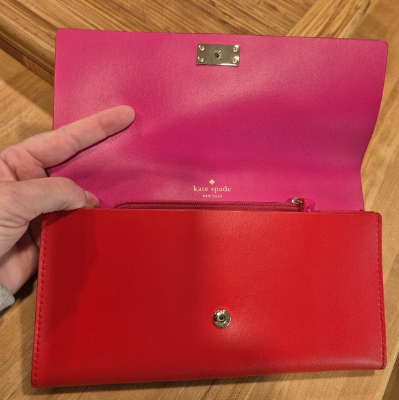 Kate Spade Red Wallet - Picture 2 of 2